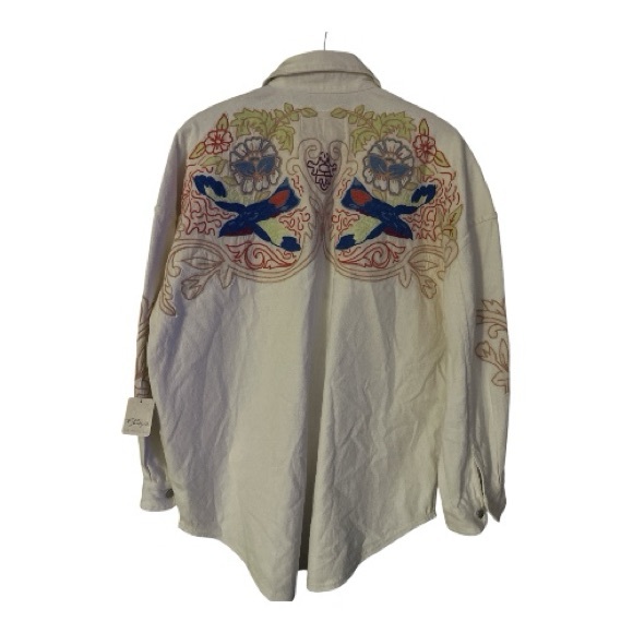We The Free Take Flight Embroidered Shirt Size S NWT - Picture 6 of 8